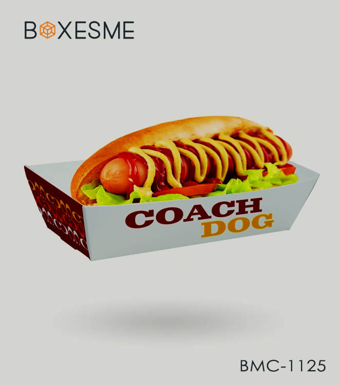 Custom hot dog tray packaging1